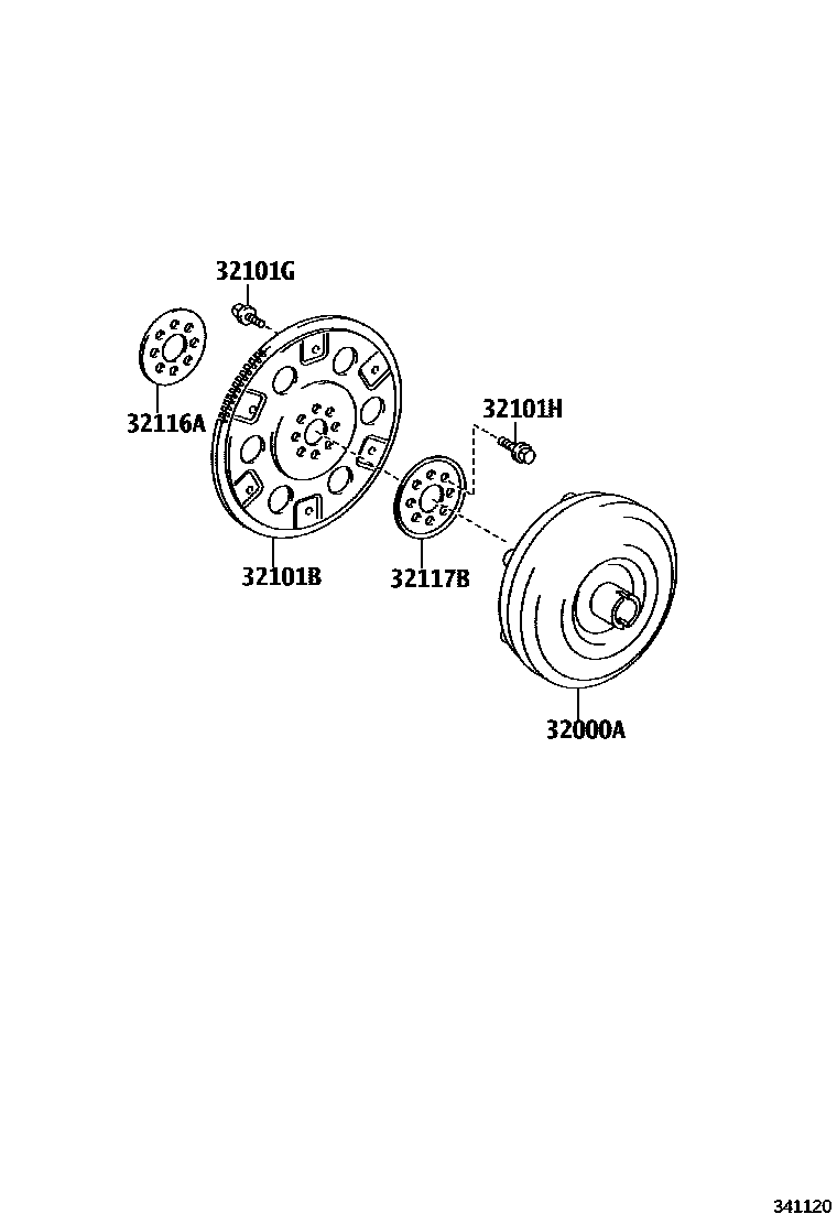 3402 — TORQUE CONVERTER, FRONT OIL PUMP(CVT)