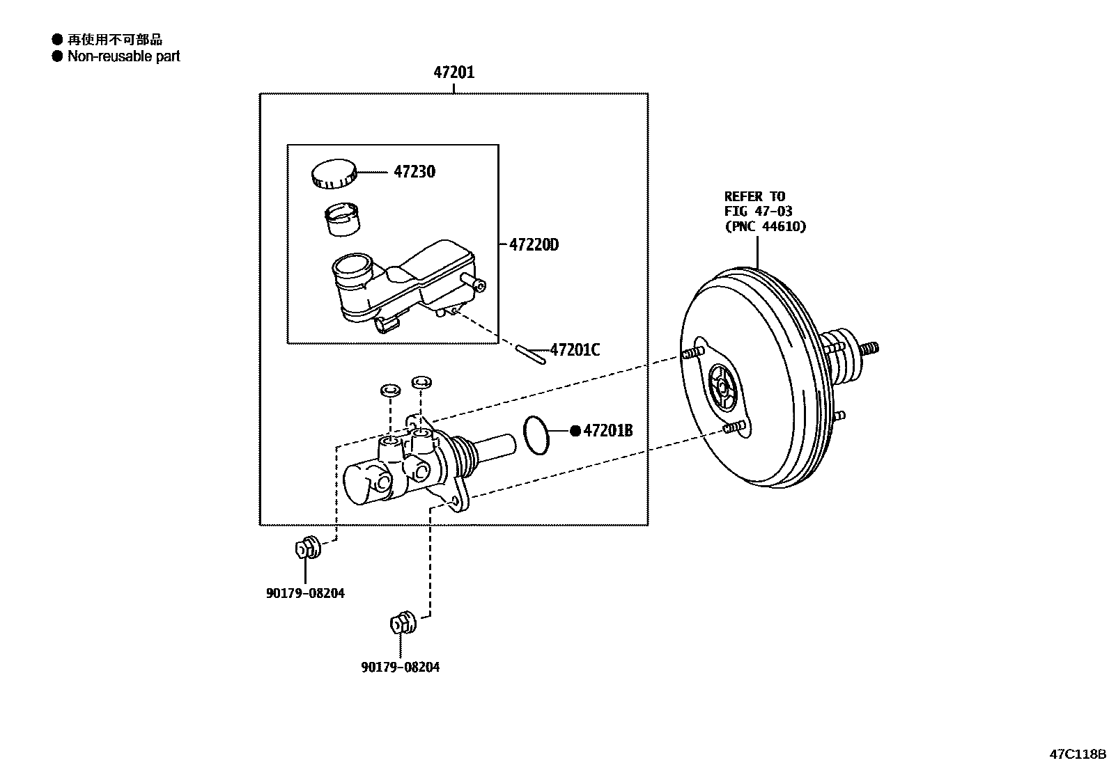 4702 — BRAKE MASTER CYLINDER