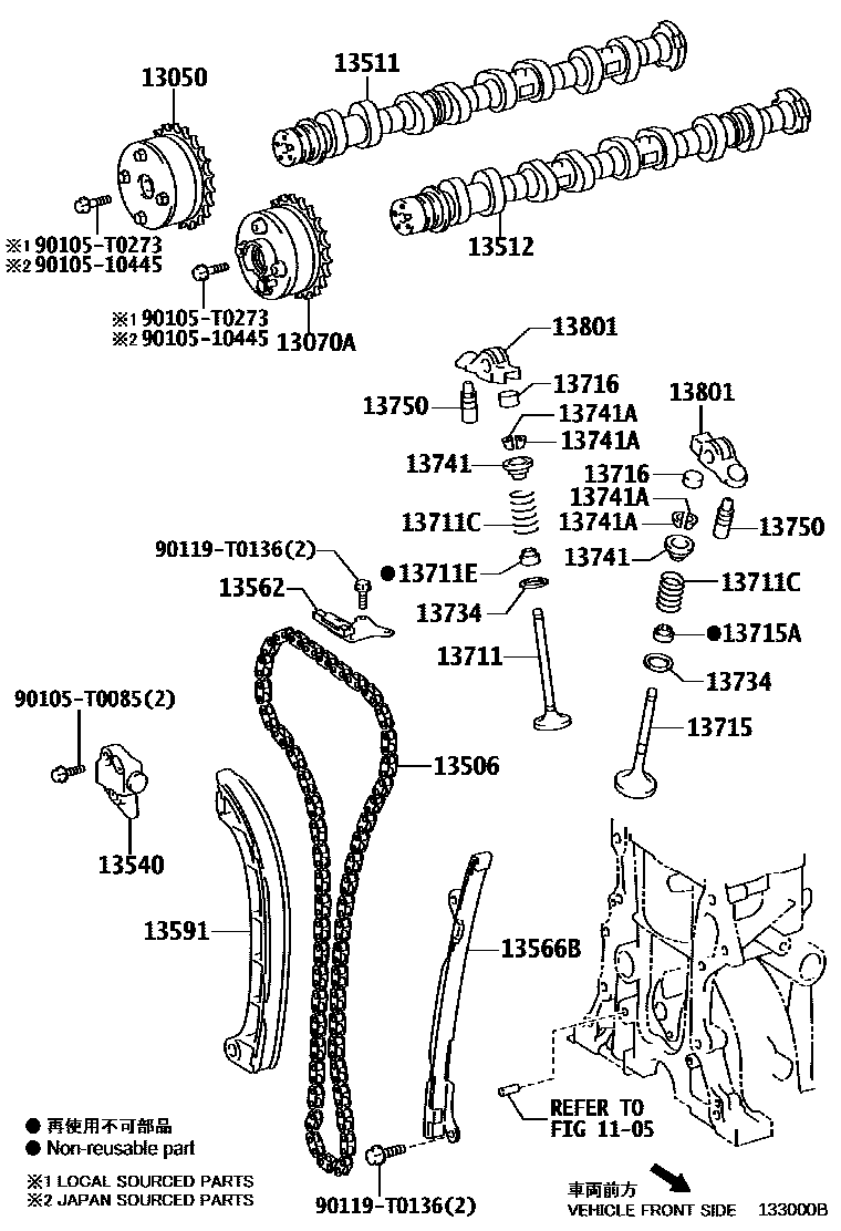 1302 — CAMSHAFT & VALVE