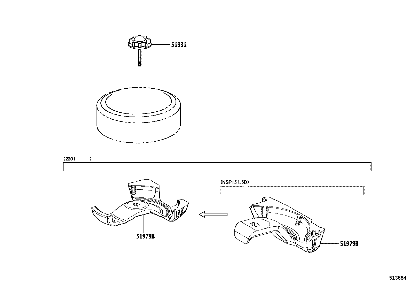 5104 — SPARE WHEEL CARRIER