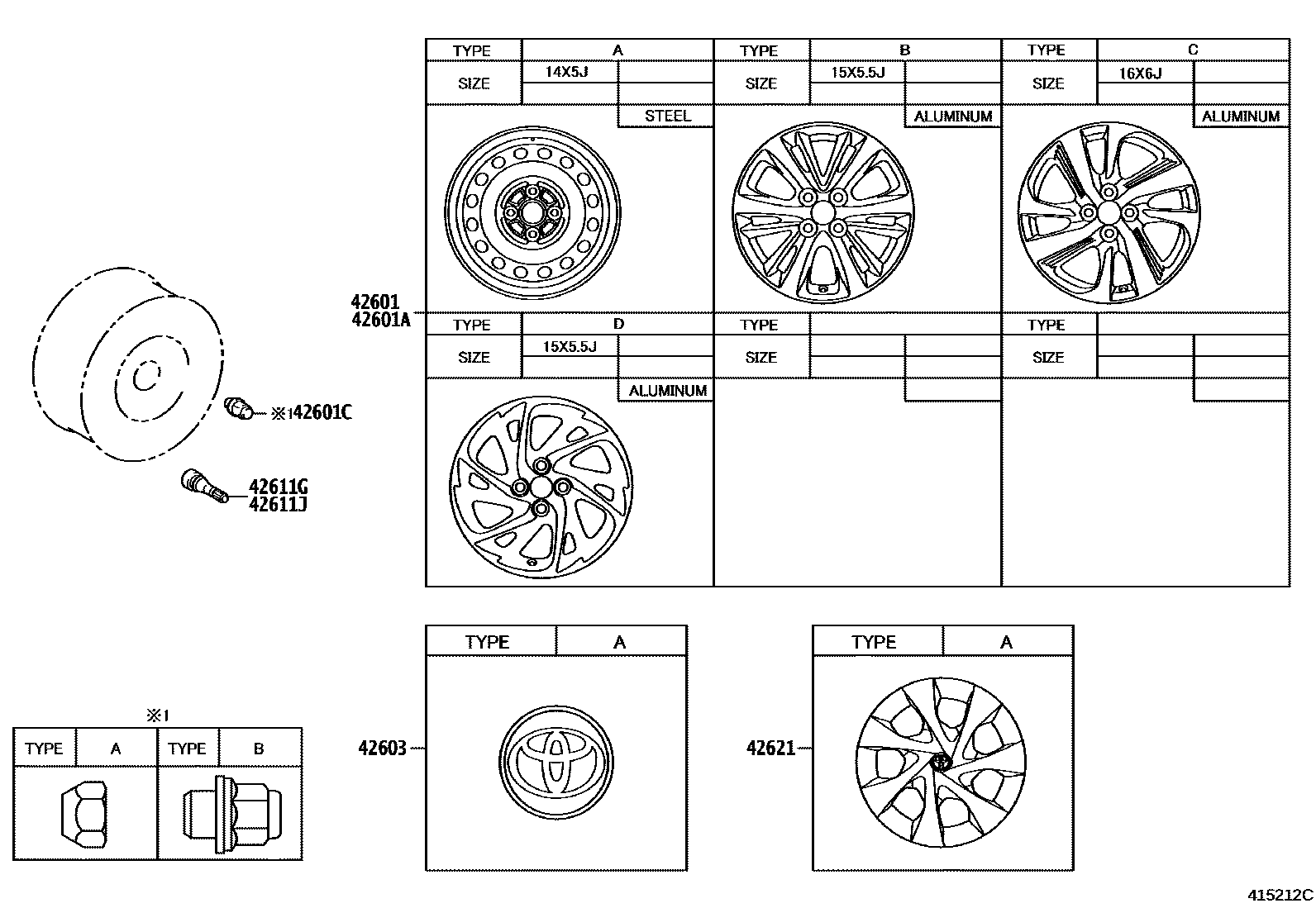 4103 — DISC WHEEL & WHEEL CAP
