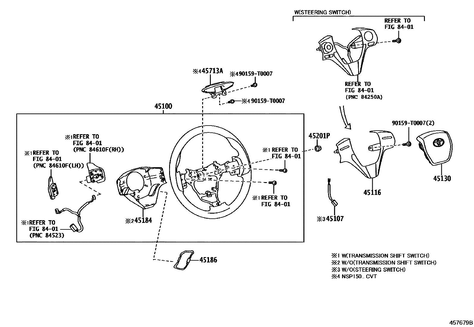 4504 — STEERING WHEEL