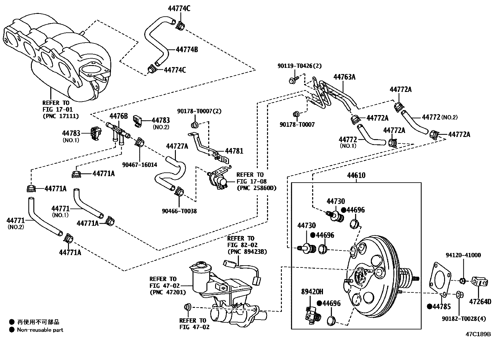 4703 — BRAKE BOOSTER & VACUUM TUBE