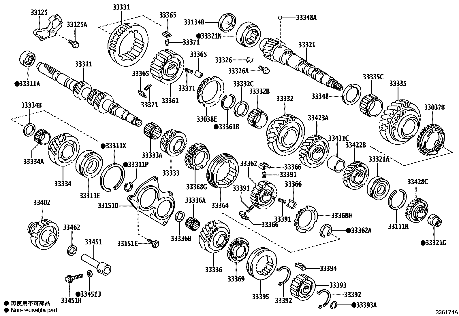 3305 — TRANSMISSION GEAR (MTM)