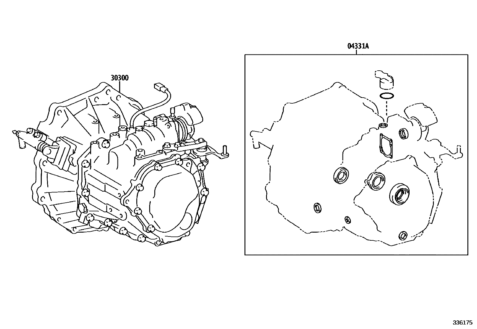 3301 — TRANSAXLE OR TRANSMISSION ASSY & GASKET KIT (MTM)