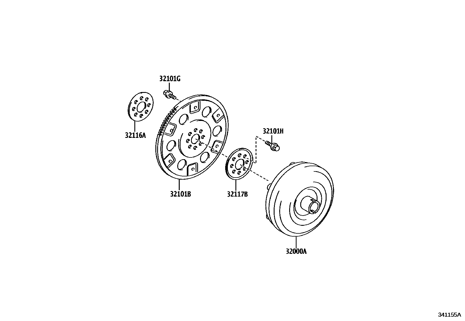 3402 — TORQUE CONVERTER, FRONT OIL PUMP(CVT)