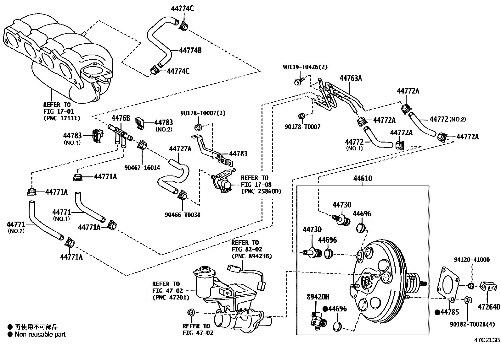 4703 — BRAKE BOOSTER & VACUUM TUBE