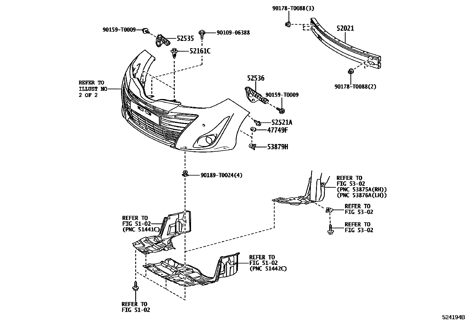 5201 — FRONT BUMPER & BUMPER STAY