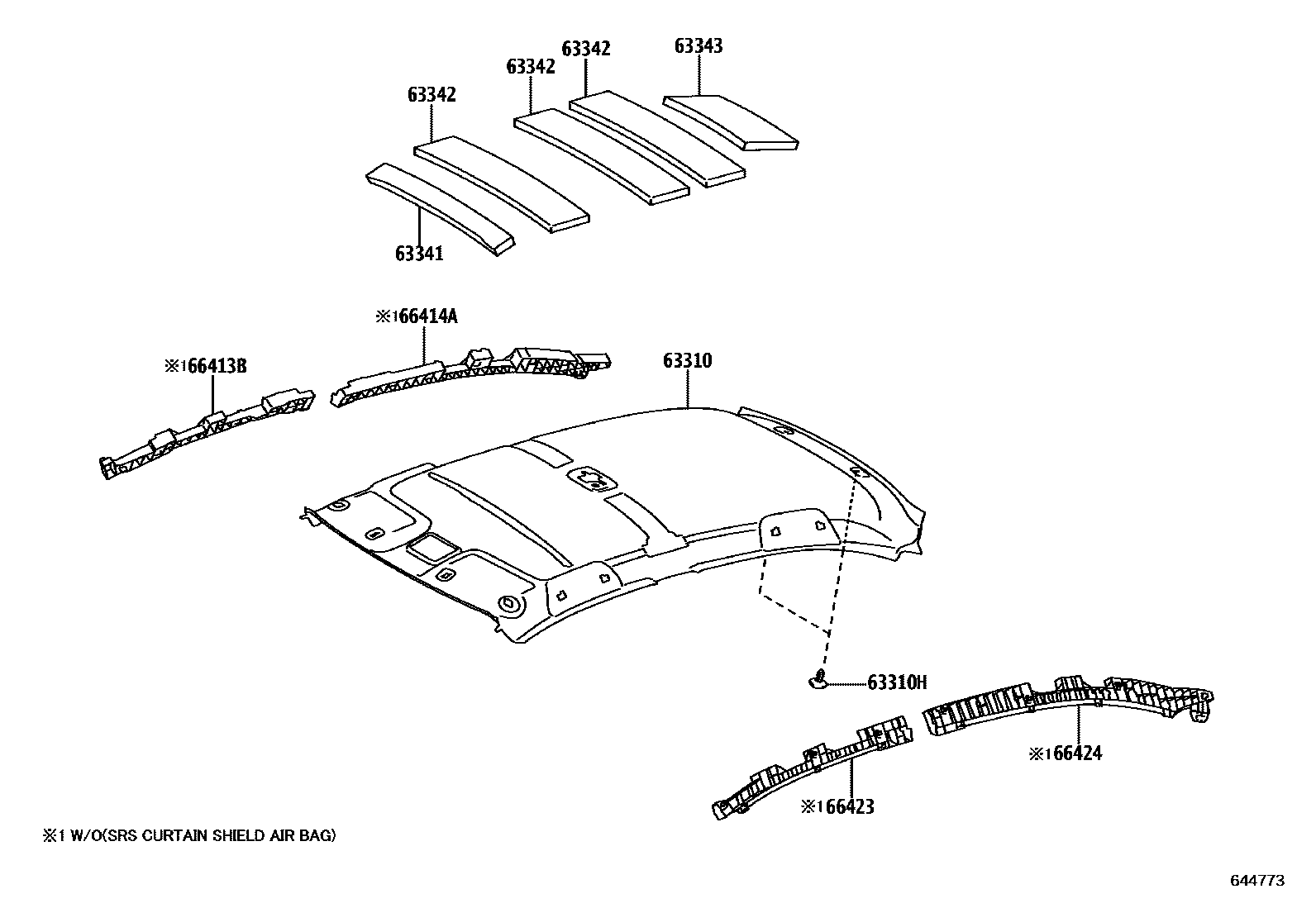 6402 — ROOF HEADLINING & SILENCER PAD