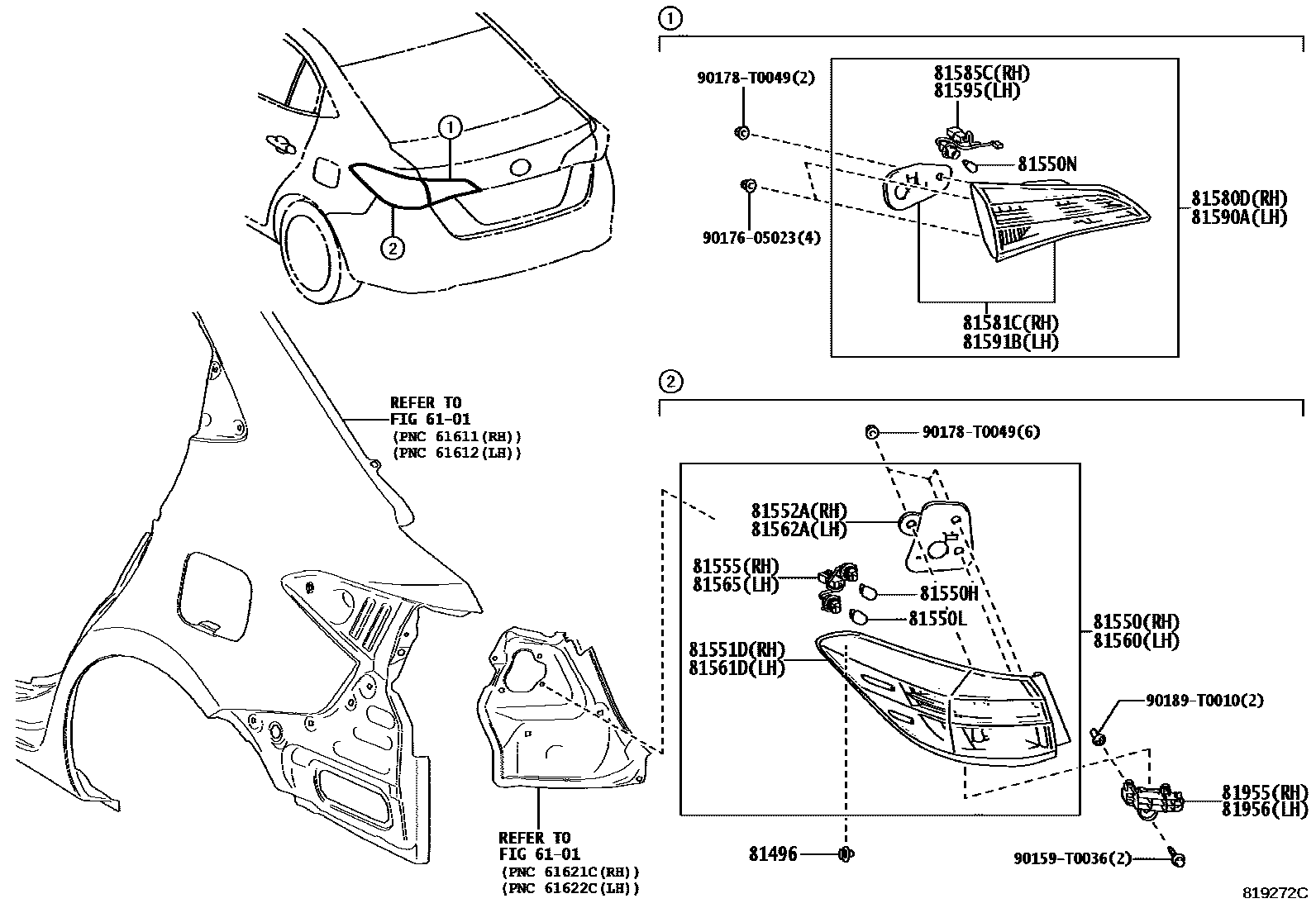 8111 — REAR COMBINATION LAMP