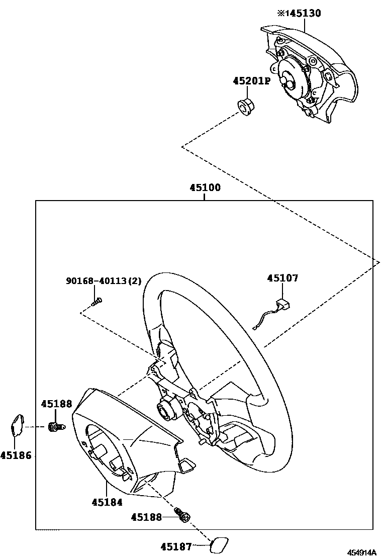 4504 — STEERING WHEEL