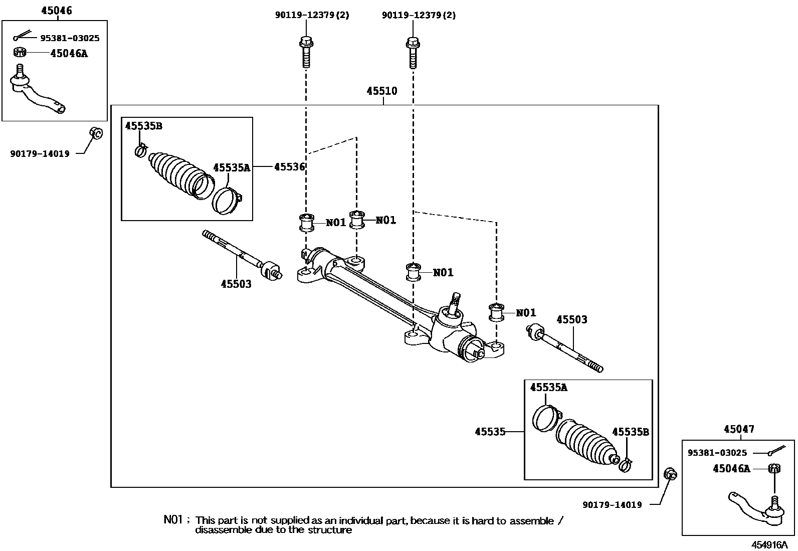 4505 — FRONT STEERING GEAR & LINK