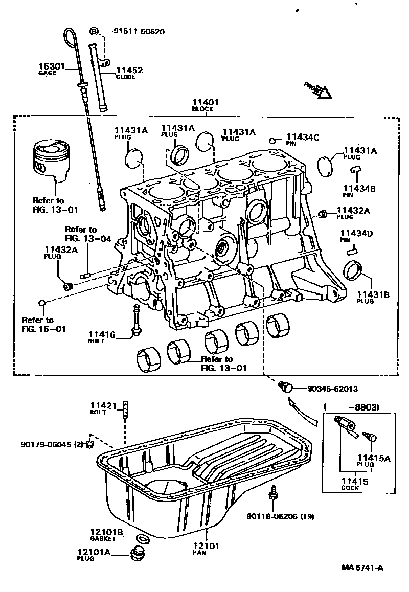 1105 — CYLINDER BLOCK