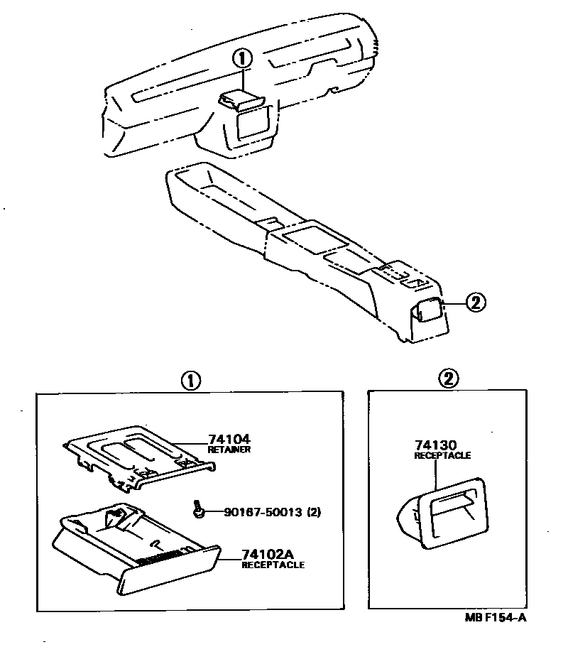 7404 — ASH RECEPTACLE