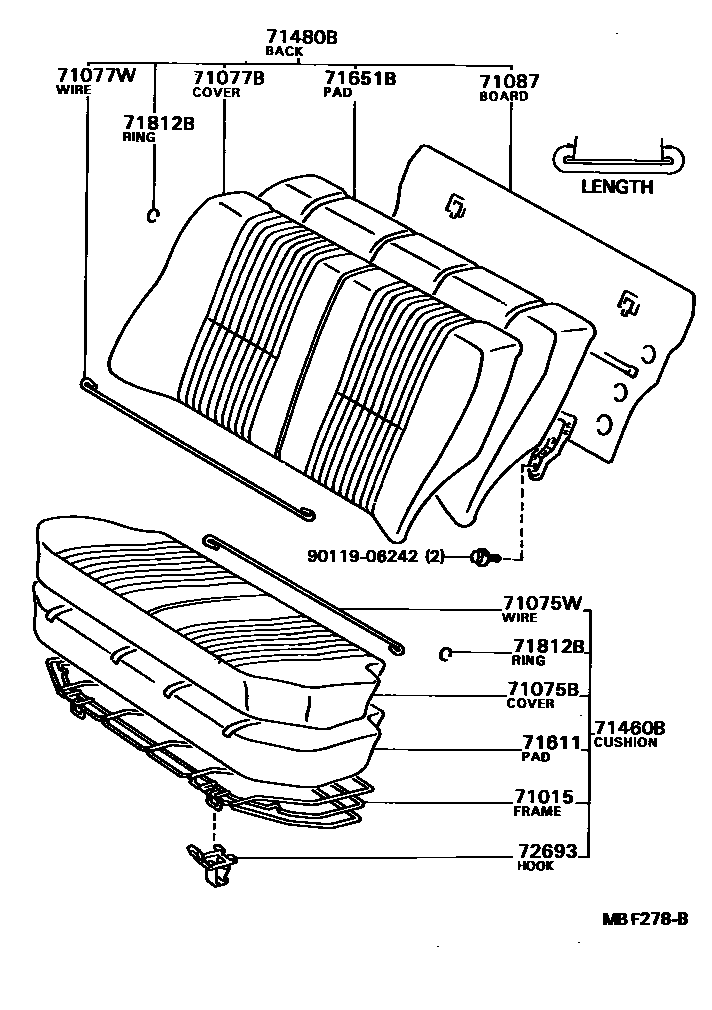 7102 — REAR SEAT & SEAT TRACK