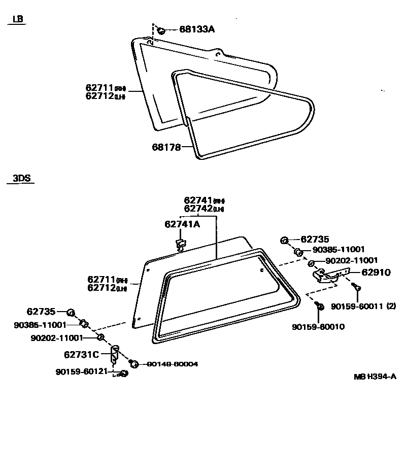 6103 — QUARTER WINDOW