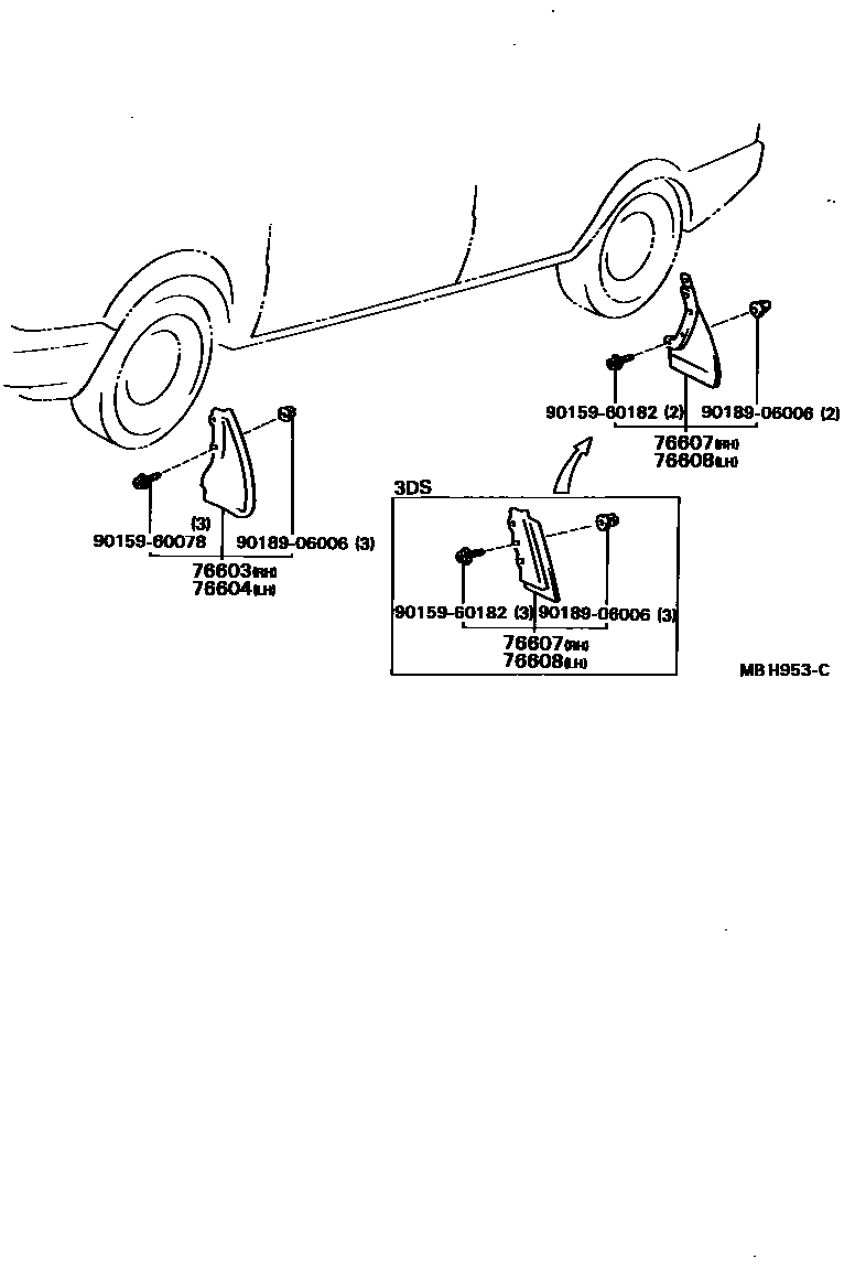 7601 — MUDGUARD & SPOILER