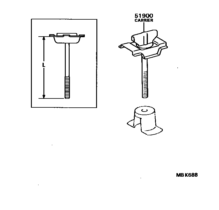 5104 — SPARE WHEEL CARRIER