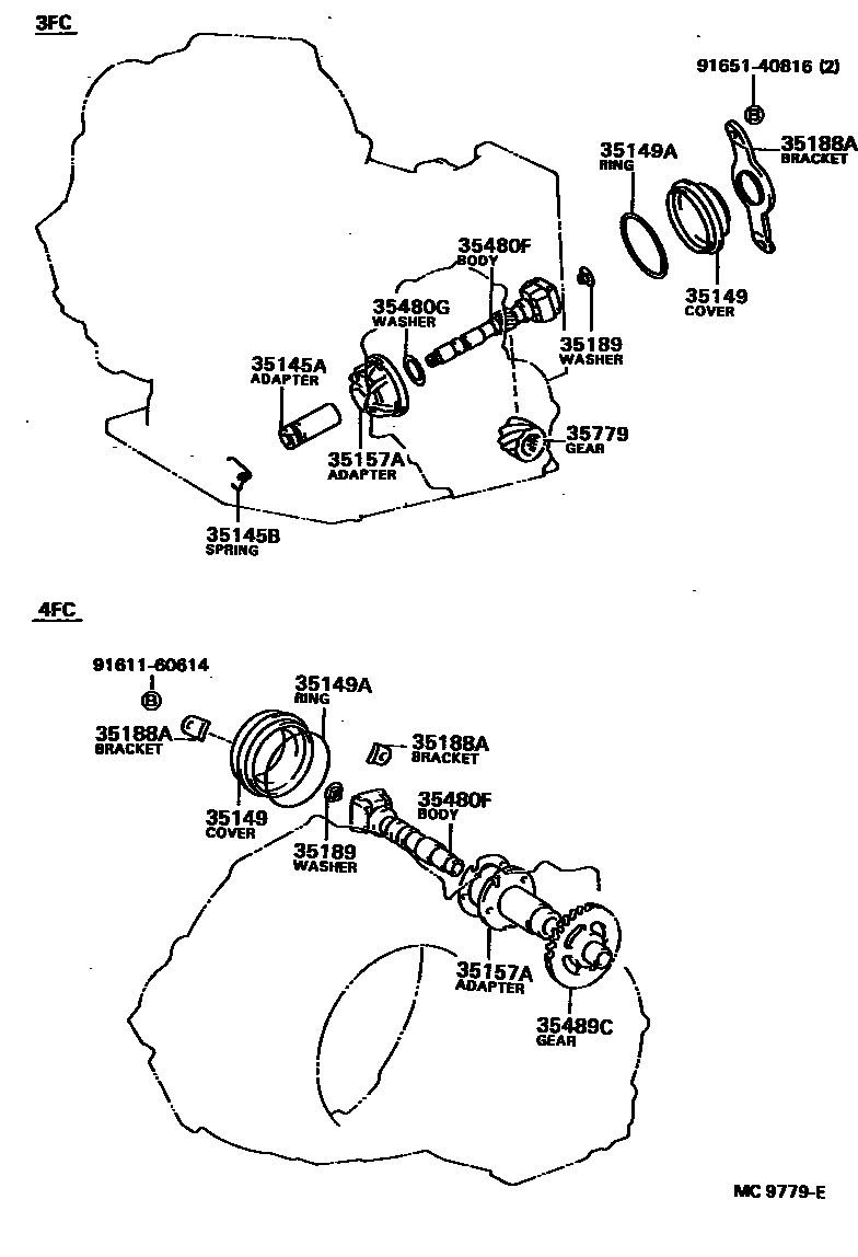 3511 — REAR OIL PUMP & GOVERNOR (ATM)