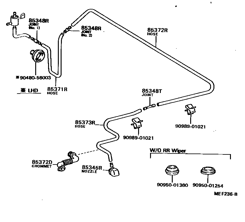 8504 — REAR WASHER