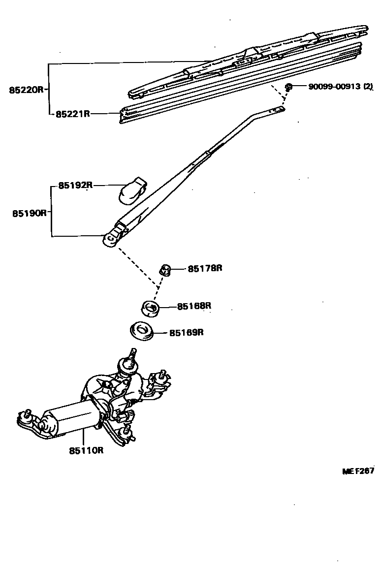 8502 — REAR WIPER