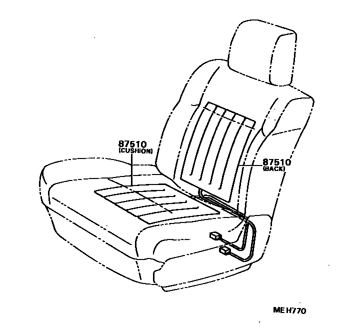 8513 — SEAT MOTOR & SEAT HEATER