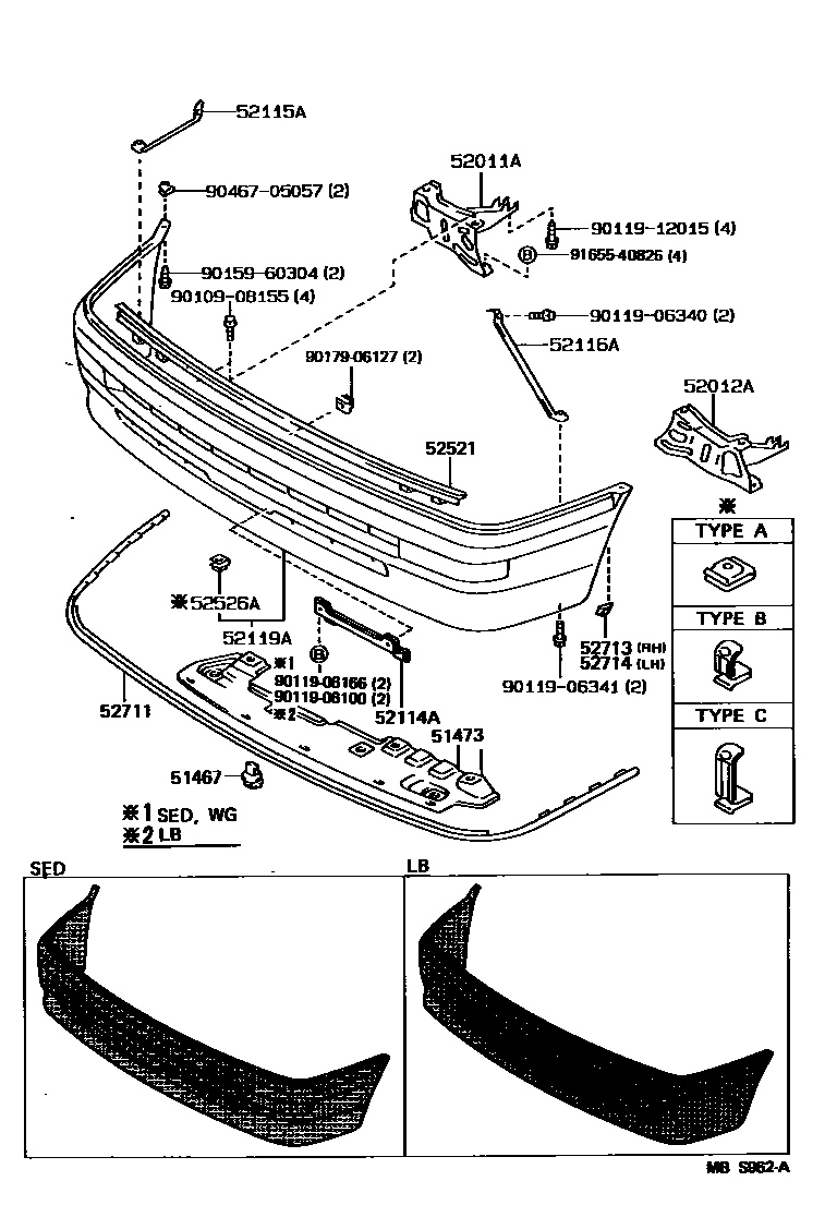 5201 — FRONT BUMPER & BUMPER STAY