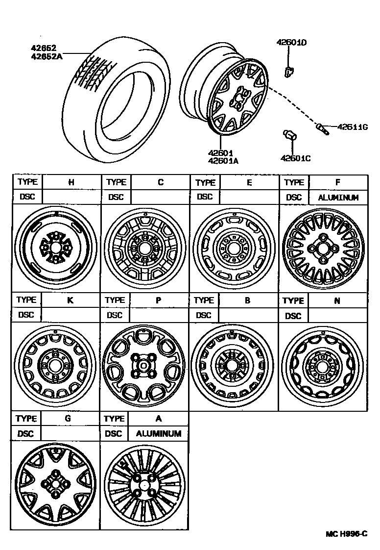 4103 — DISC WHEEL & WHEEL CAP