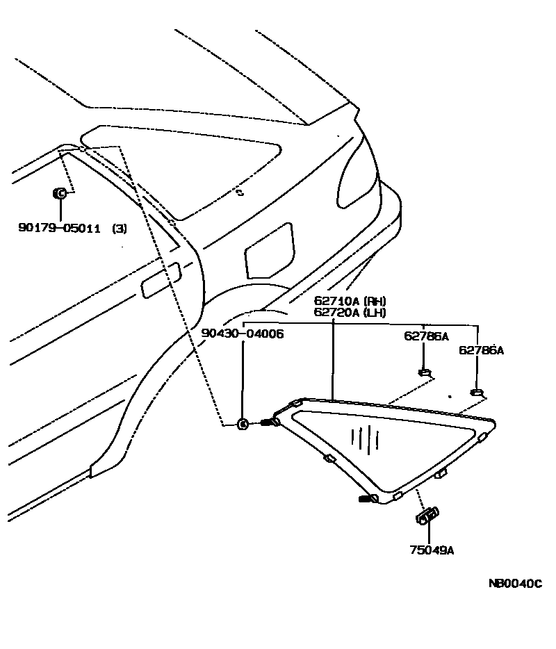 6103 — QUARTER WINDOW