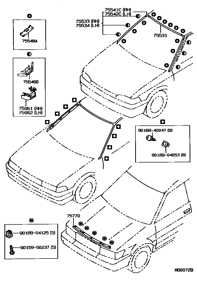 7502 — FRONT MOULDING