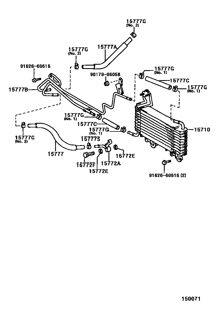 1503 — ENGINE OIL COOLER