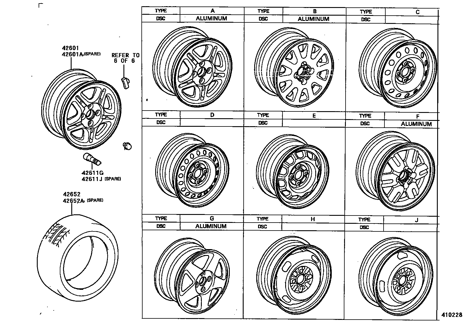 4103 — DISC WHEEL & WHEEL CAP