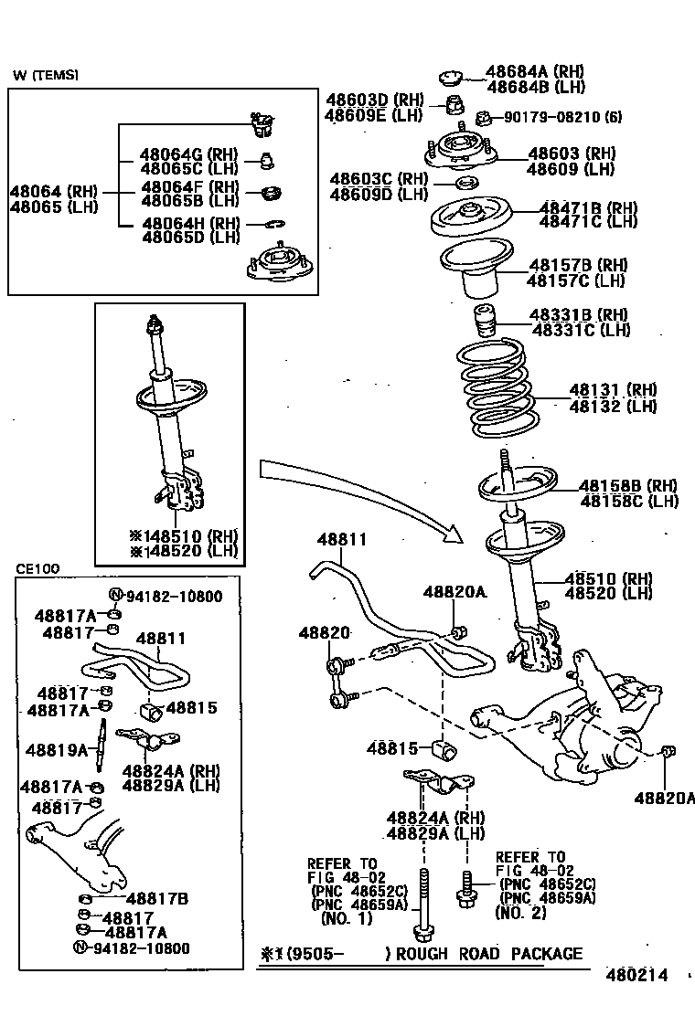 4803 — FRONT SPRING & SHOCK ABSORBER