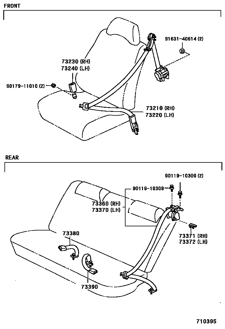 7104 — SEAT BELT & CHILD RESTRAINT SEAT