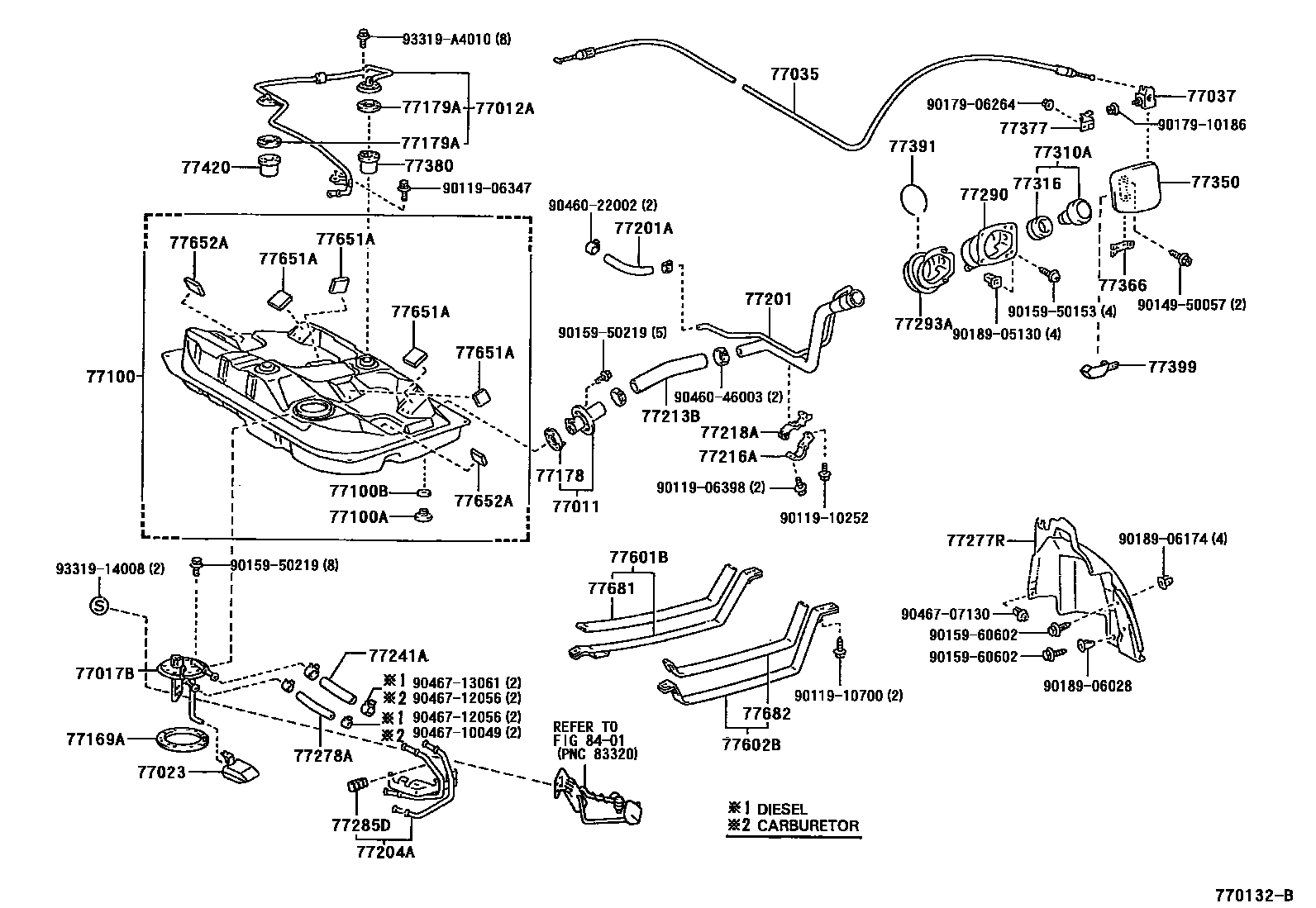 7701 — FUEL TANK & TUBE