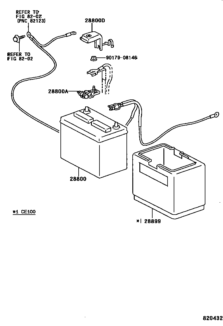 8201 — BATTERY & BATTERY CABLE