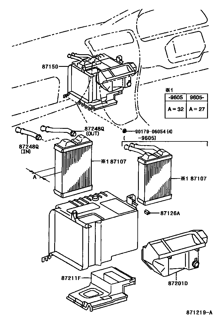 8712 — HEATING & AIR CONDITIONING - HEATER UNIT & BLOWER