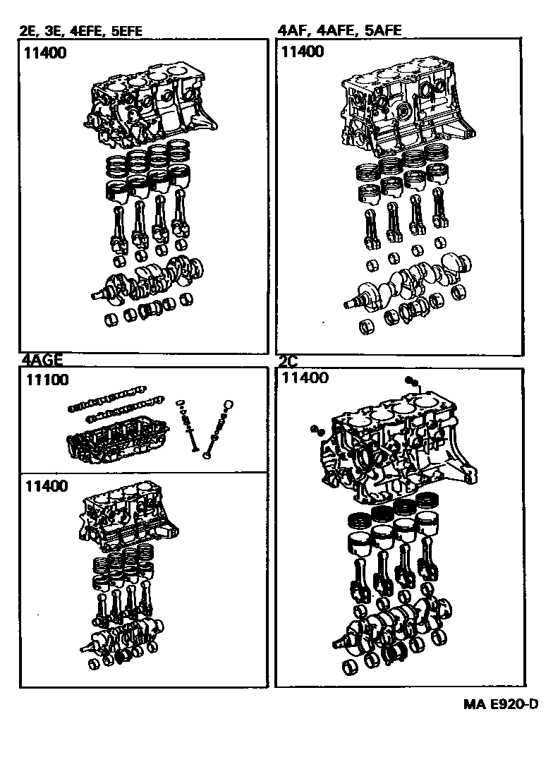 1102 — SHORT BLOCK ASSEMBLY