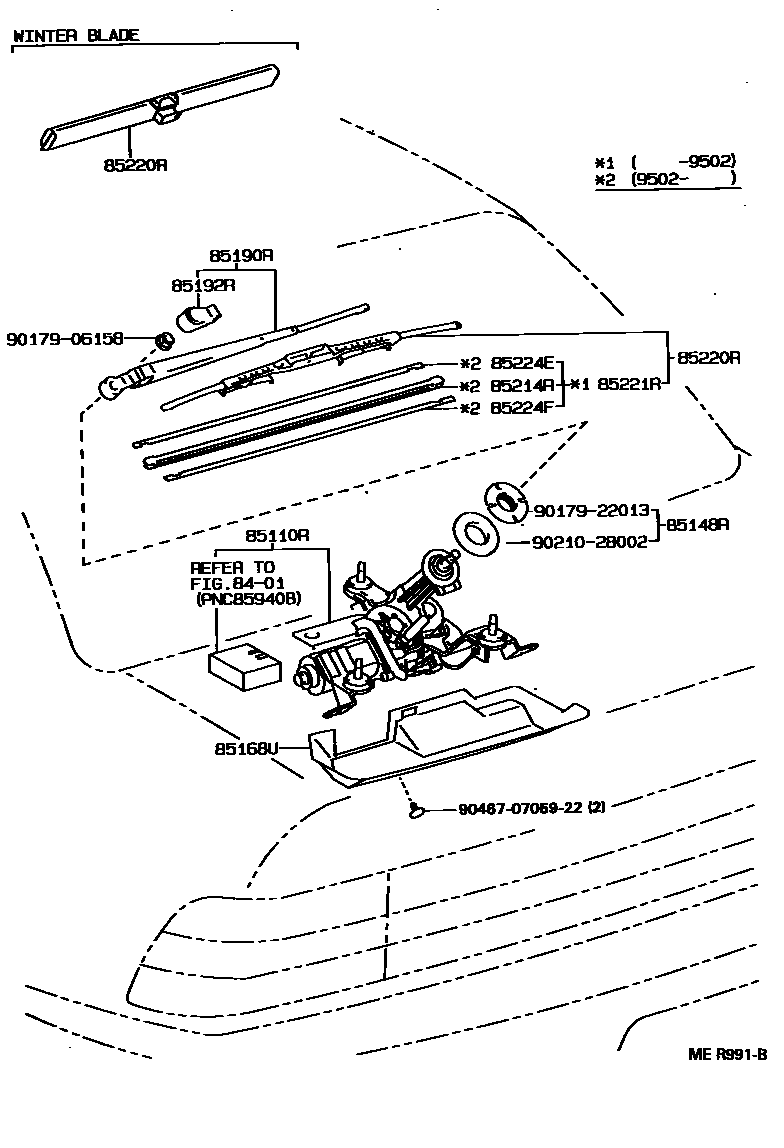 8502 — REAR WIPER