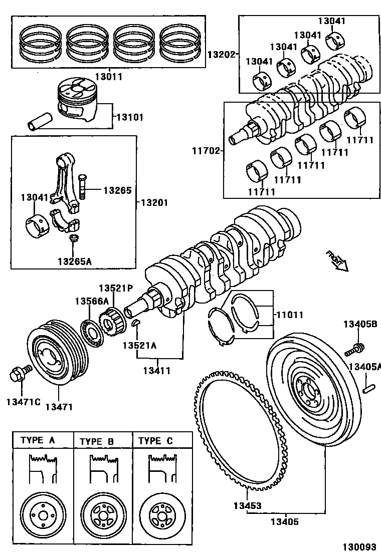 1301 — CRANKSHAFT & PISTON