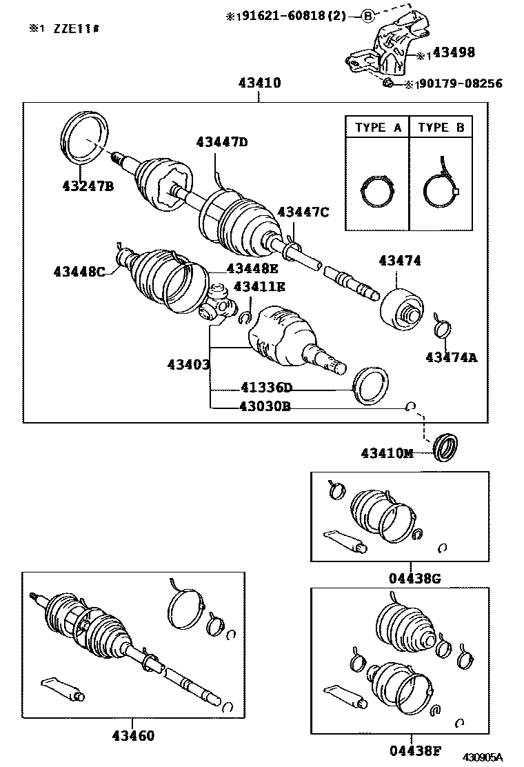 4302 — FRONT DRIVE SHAFT