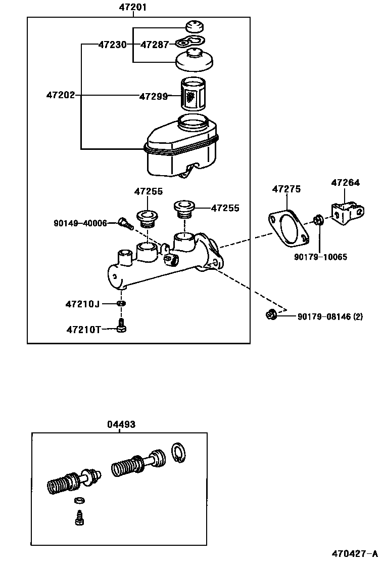 4702 — BRAKE MASTER CYLINDER