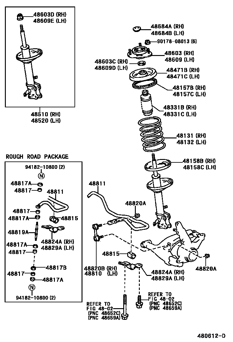 4803 — FRONT SPRING & SHOCK ABSORBER