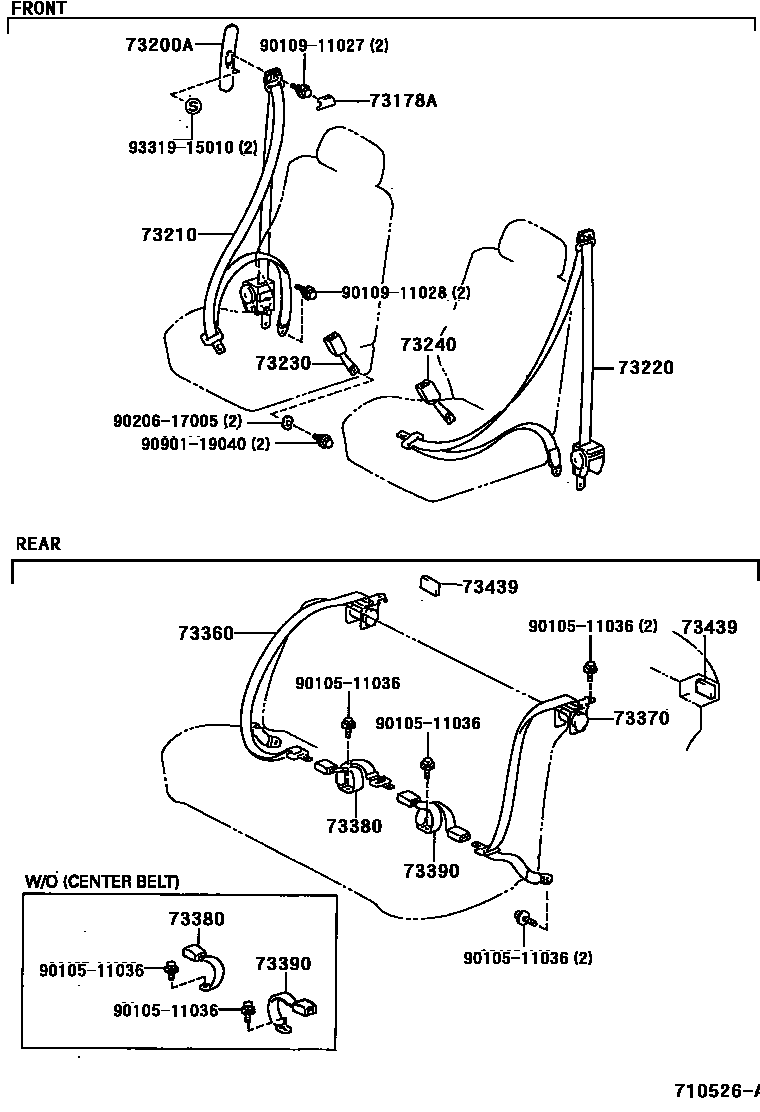 7104 — SEAT BELT & CHILD RESTRAINT SEAT