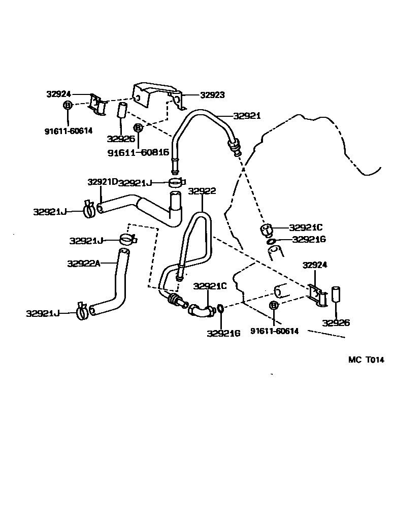 3514 — OIL COOLER & TUBE (ATM)