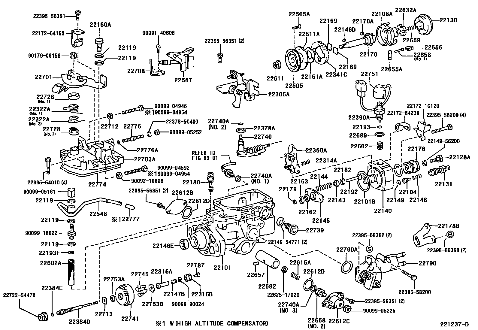 2203 — INJECTION PUMP BODY