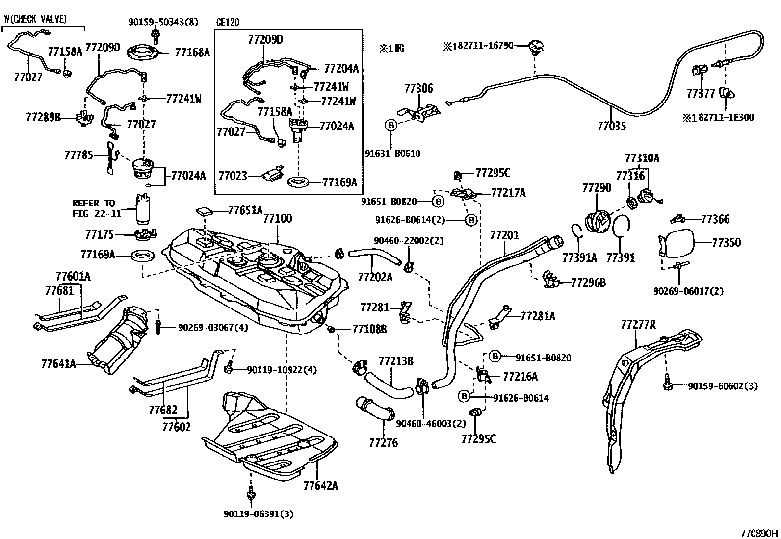 7701 — FUEL TANK & TUBE