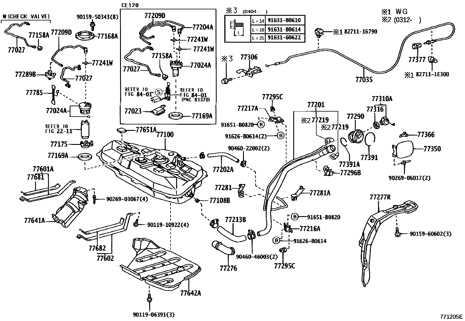 7701 — FUEL TANK & TUBE