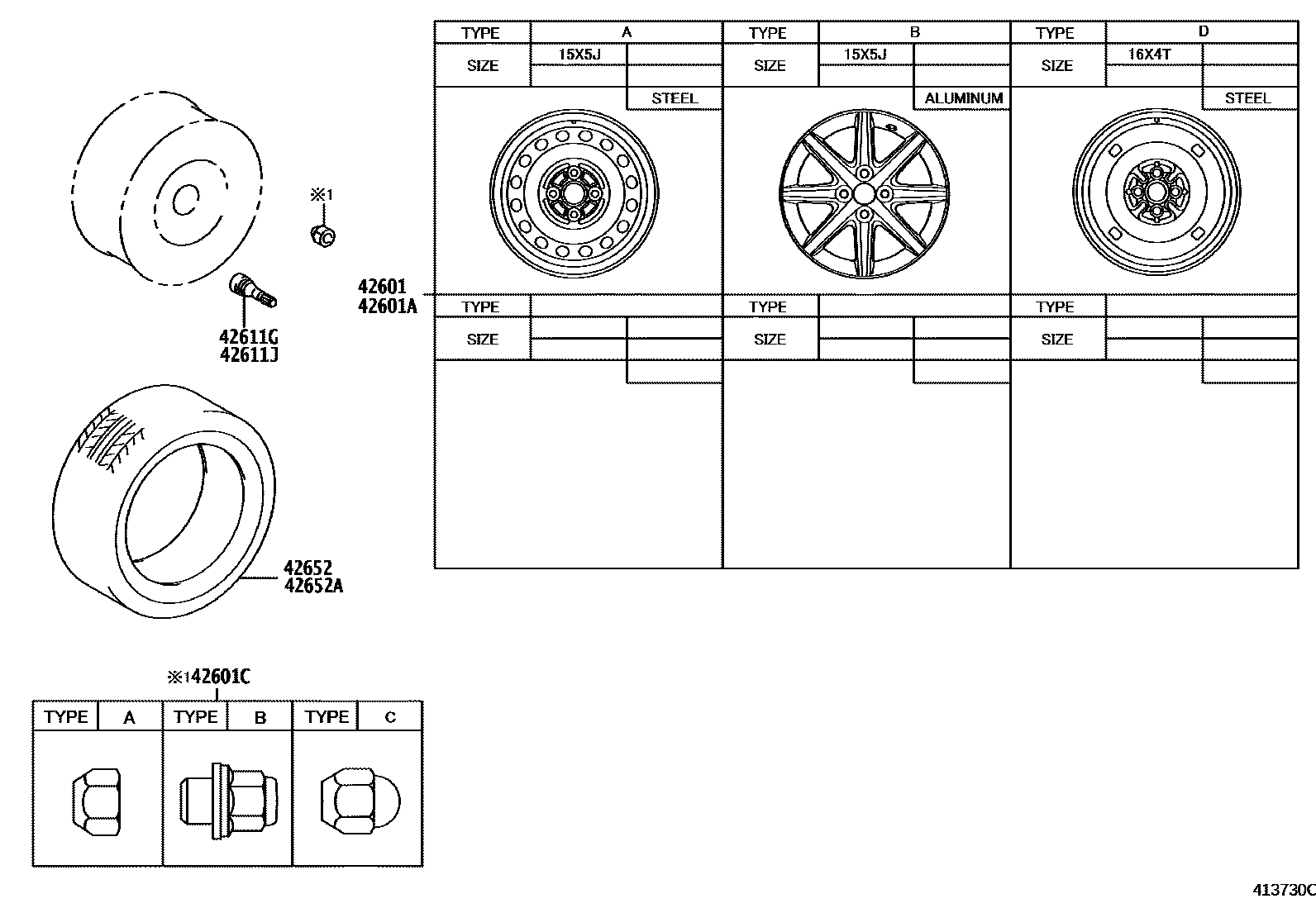 4103 — DISC WHEEL & WHEEL CAP