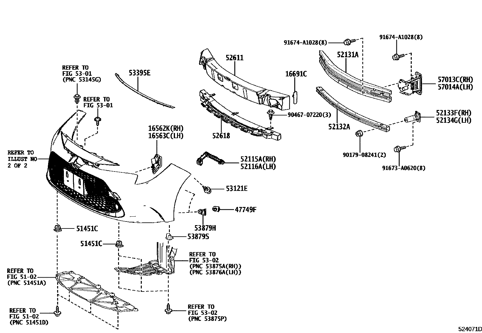 5201 — FRONT BUMPER & BUMPER STAY